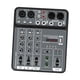 thumbnail image 2 of Consola de sonido con mezclador USB de 4 canales, de uso práctico, pantalla digital, tablero de mezclas, tablero mezclador de sonidos para tra, 2 of 9
