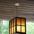 thumbnail image 3 of FUTUREORYY 10Pcs Premium Metal Ceiling Plate Cover for Pendant Light Fixtures in Golden Finish, 3 of 5