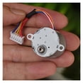 thumbnail image 4 of DC 12V Micro Gear Stepper Motor Mini 2-Phase 6-Wire Gear Reduction Stepping Motor DIY Air Conditioning Fan Swing Motor ,Easy to Use, 4 of 6