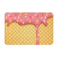 thumbnail image 2 of Goofa 16"x24" Inches Pink Ice Cream Doormats for Outdoor Entrance - Non-Slip Welcome Mat, Heavy Duty Door Mats Outdoor, Spring Doormat, 2 of 9