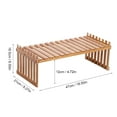 thumbnail image 2 of Countertop Bamboo Plant Shelf Bamboo Flower Pot Stand Balcony Flower Rack Cabinet Organizer Multi-Function DIY Desktop Storage Rack for Living Room Bedroom Kids Room, 2 of 7
