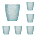 thumbnail image 2 of 8 oz Set of 6ï¼Hammered Tumblers, Unbreakable Acrylic Drinking Cups, Reusable PC Water Glasses, BPA-Free Cups for Juice Coffee, Ideal for Home Kitchen Parties Restaurantï¼Blue, 2 of 8