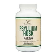 Psyllium Husk, Supports Gut Health, 240 Capsules, Double Wood Supplements