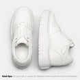 thumbnail image 6 of CMR CHAMARIPA Elevator Shoes For Women - White Leather Casual Shoes Platform Shoes 8CM / 3.15 Inches, 6 of 9