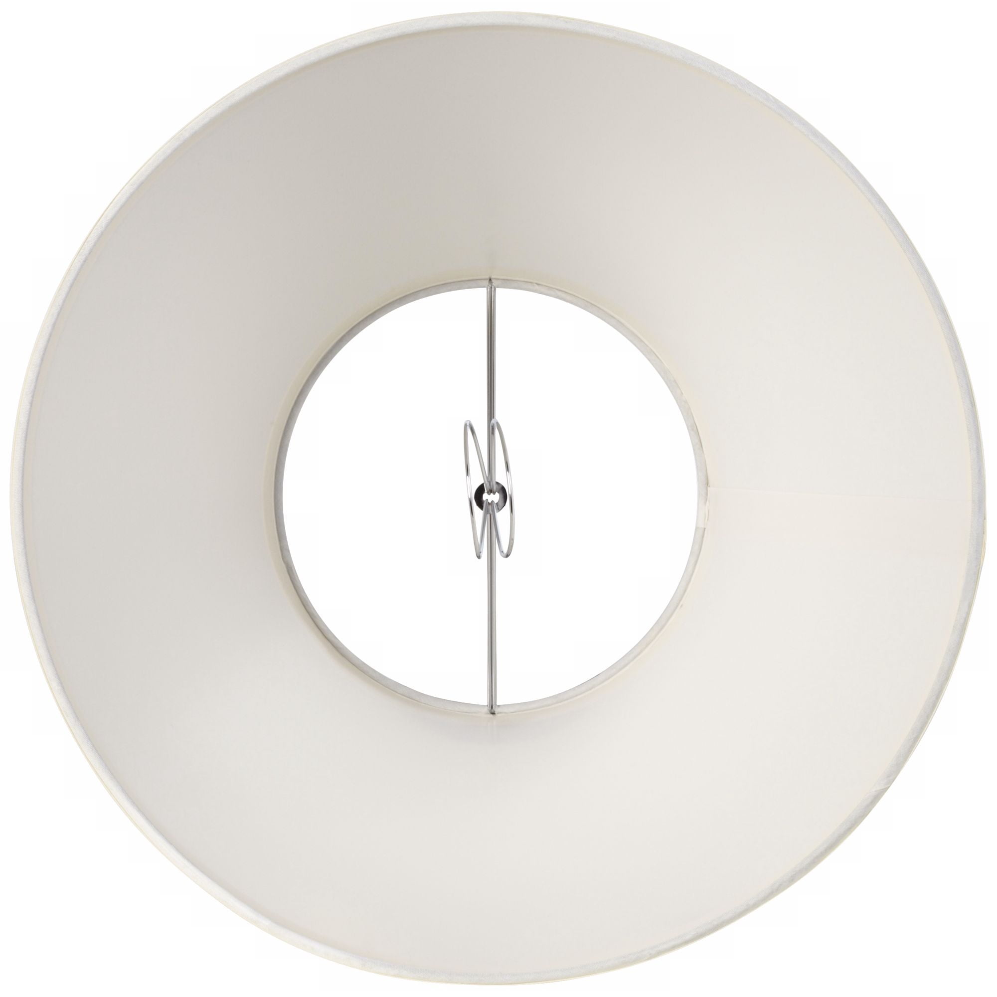 Springcrest Empire Lamp Shade Ivory White Small 6" Top x 12" Bottom x 8.5" High Clip-On Fitting