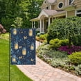 thumbnail image 2 of Yayeee Garden Flag 28"x40" Double Sided Outdoor Yard Lawn Holiday Decorations, Blue Fireflies Pattern, 2 of 6