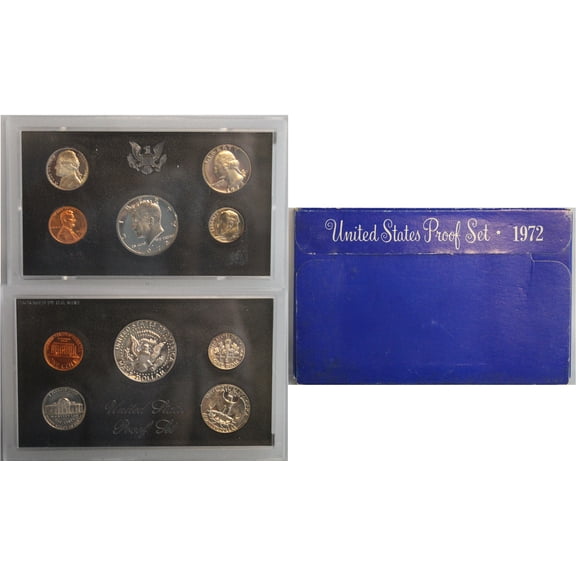 1972 Proof Set - U.S. Mint 5-Coin Set - Classic Clad Proof Set