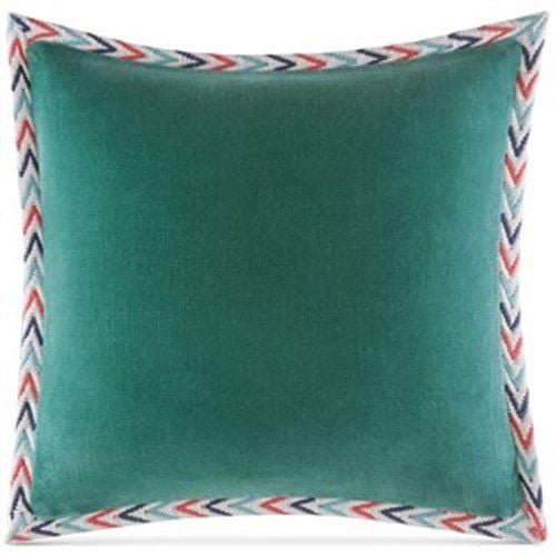 Whim By Martha Stewart Square Aqua Decorative Pillow 18 X18