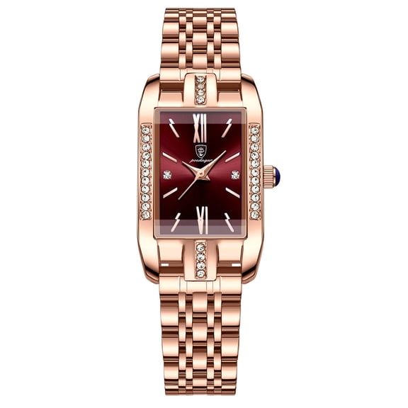 Women Watch Fashion Gold Diamond Analog Quartz Female Watch for Women Luxury Dress Ladies Stainless Steel Waterproof Wrist Watches