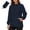 Navy, variant on Tqcoqu Womens Waterproof Rain Jacket,Lightweight High Neck Packable Hooded Raincoat Active Outdoor Windbreaker Jacket,Army Green Women's S-XXL