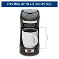 Café Valet Single Serve Coffee Maker, Brews 10 Ounces of Coffee or Hot