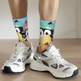 thumbnail image 7 of Saiise Bluey Funny Socks Men Women Adults Novelty Graphic Crew Tube Socks Crazy Design Casual Dress Socks for Sports,Running,Travel, 7 of 7