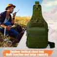 thumbnail image 3 of Bolsas de chaleco casuales para hombres Paquetes de cofre Molle impermeables antirrobo para acampar al aire libre Hugtrwg Para estrenar, 3 of 7