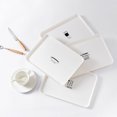 thumbnail image 4 of Plastic Tea Dinner Tray, Small Serving Tray, Durable Food Grade Plastic, Stackable Design, For Home Kitchen, Office Breakroom, Travel Use, Lightweight Portable Tray, Easy Cleanup, Multifunctional, 4 of 8