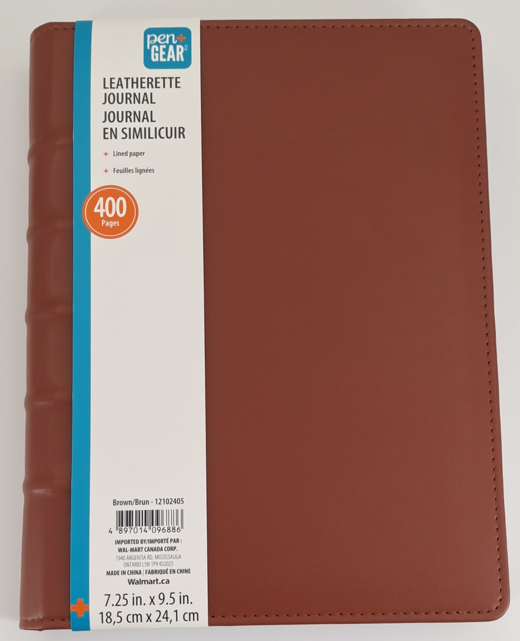 Pg Leatherette Journal 400Pg - Walmart.ca