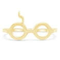 thumbnail image 2 of AFFY Lightening Scar Glasses Ring In 14K Yellow Gold Over Sterling Silver-8, 2 of 7