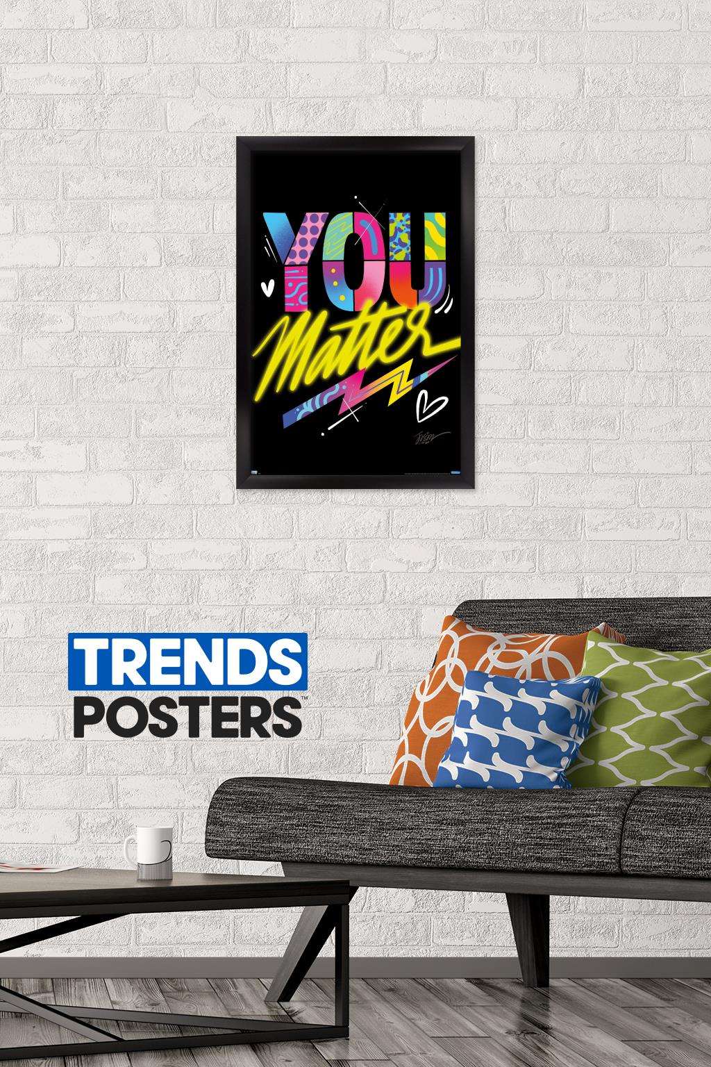 Jason Naylor - You Matter Wall Poster, 14.725" x 22.375", Framed