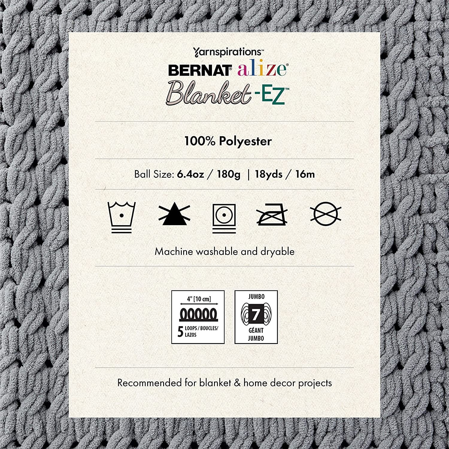 (Pack of 2) Bernat Alize Blanket-EZ Yarn-Black