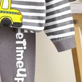 thumbnail image 6 of TOWED22 Infant Baby Boys Fall Outfit Pants Sets Long Sleeve 3 6 12 18 24 Months 2 3 4 5T Toddler Boy Pullover Pants Size:3-4 Y,Color:Grey, 6 of 6