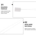 thumbnail image 4 of 10pcs Opening Beading Embroidery Needles DIY Knitting Needles Sewing Needles, 4 of 8