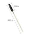 thumbnail image 4 of 300 Pack Glitter Mascara Wands Disposable EyeLash Spoolie Brushes Makeup Applicator Eyelash Extension Tool Kit, Crystal Gold Handle Black Brush Head, 4 of 5