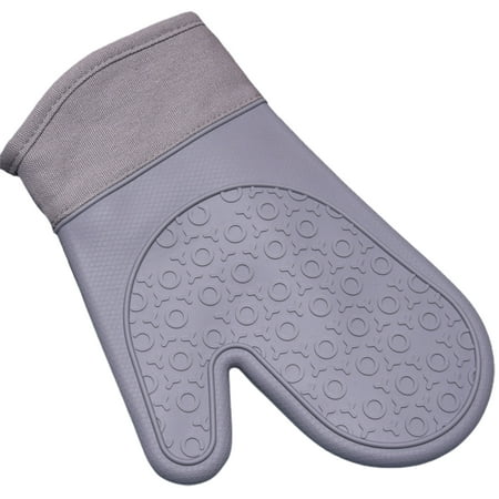 

HomeLife 1Pc Baking Gloves with Lanyard Thickened Non-slip Heat-Resistant Washable Cooking Mittens for Home