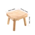 thumbnail image 2 of BESTYASH 1Pcs Footstool Strong and Solid Wood Garden Footstool for Kitchen Use, 2 of 5