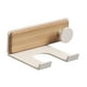 thumbnail image 5 of Soporte para secador de pelo jinwen Aluminio y Madera Organizador de Pared Con Gancho, 5 of 8