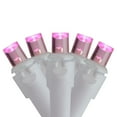 thumbnail image 3 of Northlight LED Wide Angle Icicle Christmas Lights - Pink - 5.5' White Wire - 100ct, 3 of 4