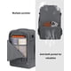 thumbnail image 5 of Mochila de viaje ECOHUB de 17 pulgadas con puerto USB y funda para equipaje, color gris, 5 of 8