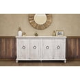 thumbnail image 4 of Crafters and Weavers 73" Macao 4 Door Sideboard in Ivory, 4 of 4