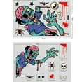 thumbnail image 4 of Heitepabg Halloween Window Clings 1 Sheets Halloween Window Stickers Skeleton Ghosts Bats Halloween Decorations for Windows Glass Walls Halloween Haunted House Party Supplies, 4 of 6