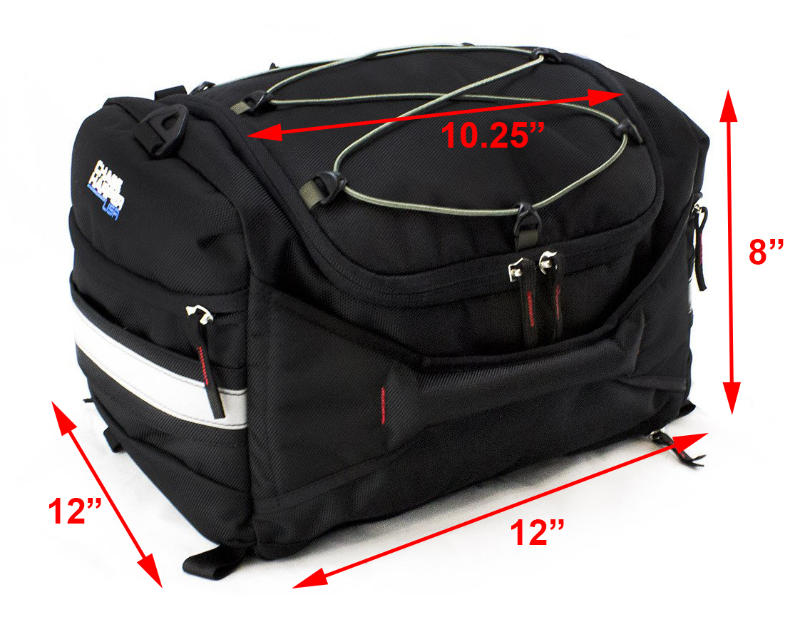 Chase Harper Heckkoffertasche Für Motorrad - Wasserabweisend, Aus Ballistischem Nylon, 30,5x30,5x20,3 Cm
