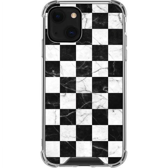 Skinit Marble Checkered Marble iPhone 13 Clear Case