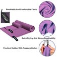 thumbnail image 3 of Microfiber Towel, Travel Towel, Camping Towel, Fast Drying, Suitable for Gym, Beach, Swimming and More - style:style3, 3 of 5