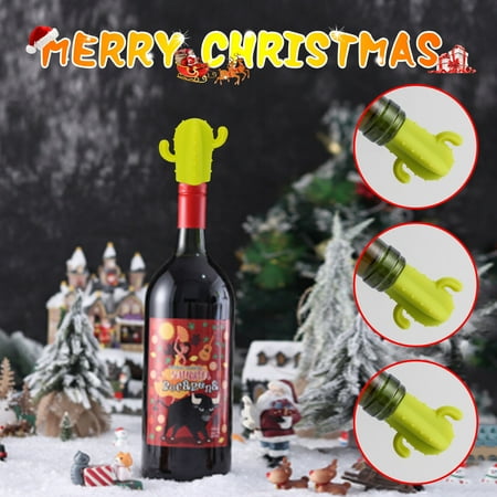 

Dealovy Gourd Shape Wine Bottle Stopper Creative Silicone Sealing Fresh-Keeping Bottle C Clearance