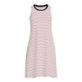 thumbnail image 3 of Time and Tru Women's Sleeveless Knit Swing Dress, Sizes XS-XXXL, 3 of 5