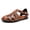 Light Brown, variant on Plus Size Men'S Roman Toe Slide Sandals, Buckle Single Shoes, Designed for Men'S Someone'S Shoes Men'S Designer Style Summer Footwear Summer Slides Styles Men'S Slippers Promotion