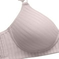 thumbnail image 5 of Ahuyic Summer Plus Size Bra For Women, Womens Solid Color Casual Bra, Womens Solid Color No Steel Ring Push Up Breathable Underwear Daily Bra For Women,Gray S, 5 of 7