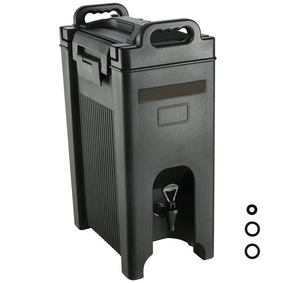 KFFKFF Beverage Insulator, 5 Gallon, LDPE Material for Hot and Cold Drinks, Insulated Drink Cooler with 0.9 in PU Layer and Dual-Stage Faucet Handle, Suitable for Restaurant and Beverage Store