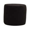 thumbnail image 1 of Taburete reposapiés Taburete de ocio Taburete para cambiar zapatos Reposapiés pequeño Taburete otomano Negro, 1 of 9