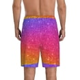 thumbnail image 3 of Bixox Men's Holiday Shiny printed lightweight casual shorts, soft sleep shorts with pockets., 3 of 7