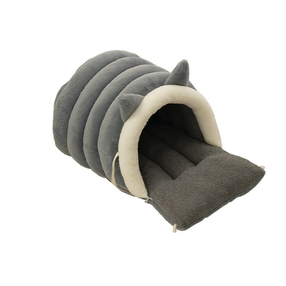 Calming Cat Bed Upgraded Fluffy Warm Winter Pet Bed Cushion