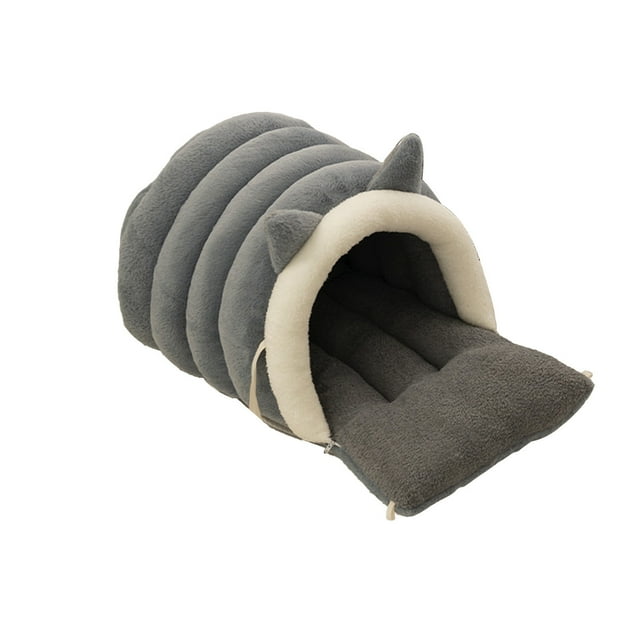 Lit Apaisant pour Chat Amélioré Moelleux Chaud d'Hiver Coussin de Lit pour Animal