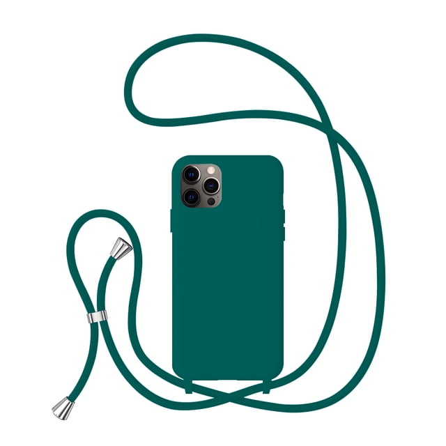 Funda de Protección para iPhone 12 Series - Sovico - Silicón con Correa