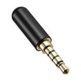 thumbnail image 5 of Uxcell 3.5mm Male Headphone Plug Jack Stereo  DIY Headset Earphone Soldering Copper Black, 5 of 5