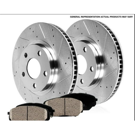 - 330mm Drilled and Slotted Front Rotor & Pads fit 08-14CADILLAC ESCALADE; Chevy 08-13 Avalanche, 09-13 Express 1500, 08-13Silverado 1500, 08-14 Suburban 1500, 2007 Suburban