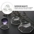 thumbnail image 3 of SHISUYAN 3PCS Crystal Ball Display Base Acrylic Round Ball Display Stand (L Transparent), 3 of 8