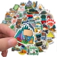 thumbnail image 3 of 50pcs Outdoor Adventure Stickers for Water Bottles,Camping Stickers Vinyl Waterproof Stickers Packs Funny Aesthetic Stickers for Hiking Laptops Bumper, 3 of 4