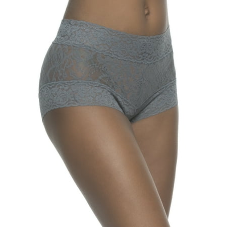 

Felina | Signature Stretchy Lace Hi-Waisted Boyleg Panty (Charcoal Large)